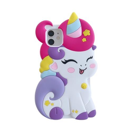 wifantien 3D Cute Unicorn Soft Case for iPhone 11 6.1