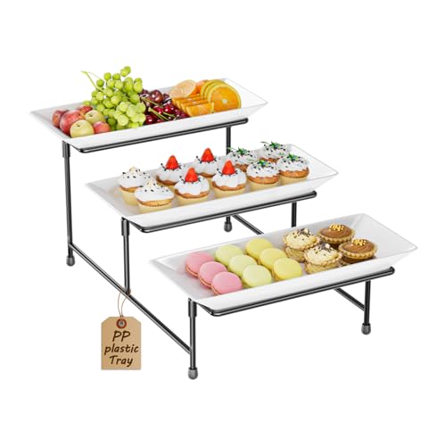 3 Tier Servings Tray for Party, 12