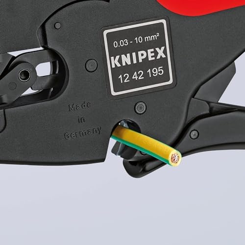 Knipex MultiStrip 10 Automatische Abisolierzange (195 mm) 12 42 195, Schwarz