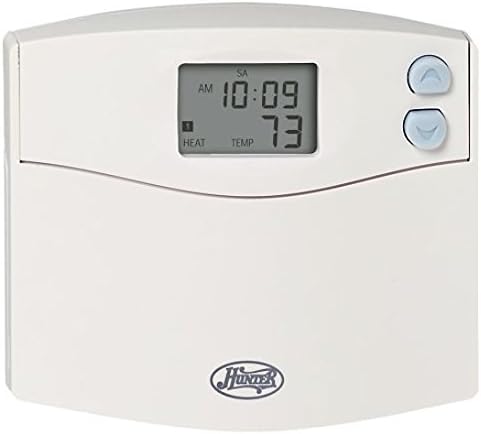 Hunter Fan Company 44110 Hunter Set & Save 5+2 Programmable Thermostat, White
