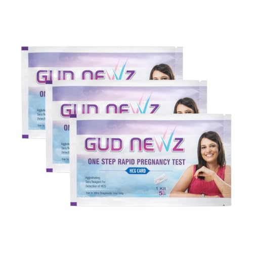 Image of Pregnancy Test Kit for Women (Pack of 3)- Home Use hCG Urine Test Device - Quick Result Window - Easy to Use