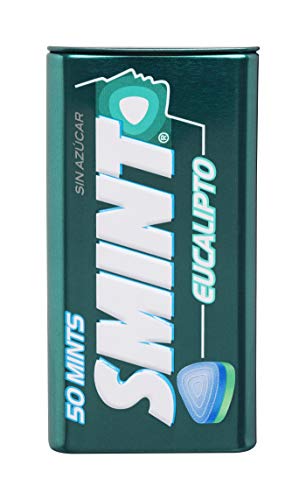 Smint Tin Eucalipto caramelos comprimidos sin azúcar pack de 420 gr total 3