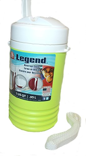 Igloo Legend 1 Qt. Cooler - Neon Yellow Thermos, Water Hydration Canteen