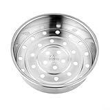 304 Stainless Steel Cooking Steamer Basket, Designed for Rice Cookers, for Healthy Steaming of Vegetables (20CM)