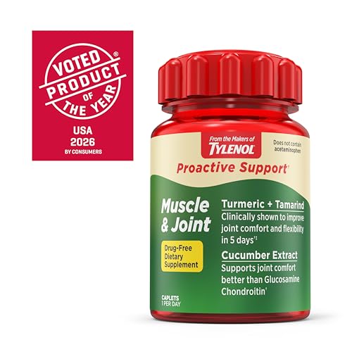 Tylenol Proactive Support from, Muscle & Joint Supplements, 30 Ct - image 2