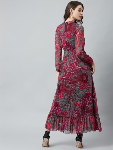 Image of LITZO Dress for Women || Western Dresses for Women || One Piece Maxi Dress (L-64-65)