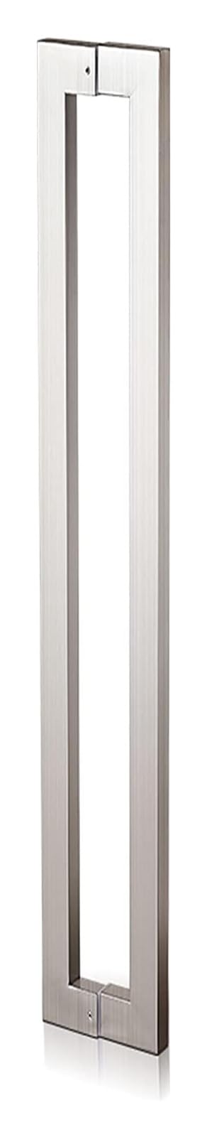 BHGFYXBS Push Pull Door Handle Glass Shower Push Pull Door Handle, Modern Sliding Barn Door Handle,Silver-150Cm(5Ft),Silver-150cm(5ft)
