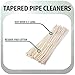 Peterson Churchwarden Pipe Cleaners, No Residue Cotton, Tapered Long Tobacco Pipe Cleaner, Pack of 50