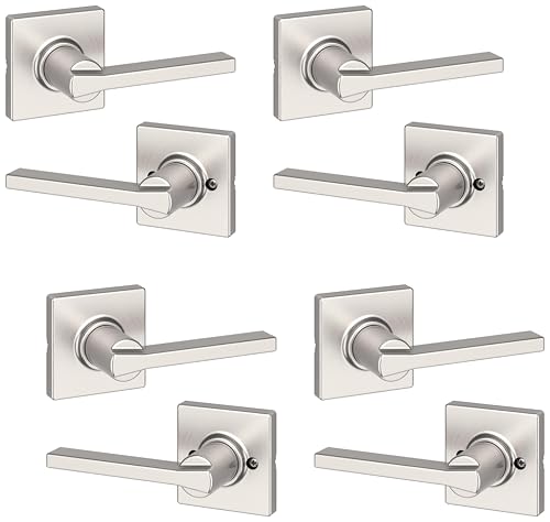 Kwikset Casey Interior Passage Door Handle, Satin Nickel