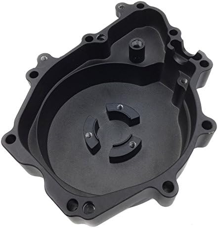 XKMT-Engine Stator Cover Compatible With Yzf R6 2003-2006 Yzf-R6S 03-09 Black Left Side [B00YYSKO82]
