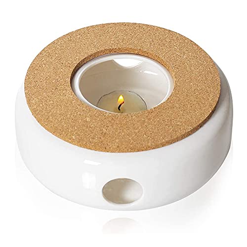 Stövchen Teekanne Porzellan, Die Heizung Besteht Aus Keramik, Klassisches Porzellan Teekanne Wärmer, Heizisolierung Keramik Ceramic für, Warme Teewärmer Warme Teeheizung Verschiedene Teekannen Weiß Cover