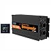 Produktbild EDECOA Wechselrichter 12v auf 230v Reiner Sinus 2500w Wohnwagen Spannungswandler und Fernbedienung KFZ Stromwandler Inverter 12v 220v Umrichter (2500w Pro)