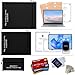 3 Pcs Fireproof Document Bag,Waterproof Money Important Document Bag(2000℉),for A4 A5 Documents Holder,Cash,File,Passport,Jewelry,Laptop,Tablet(Black)