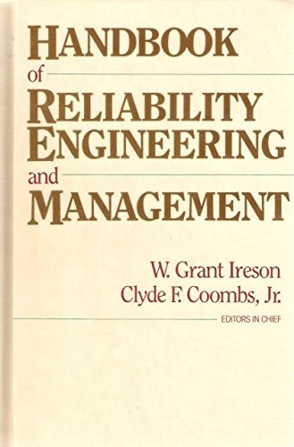 Handbook of Reliability Engineering and Management