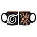 ABYSTYLE – Naruto Shippuden Glass + Espresso Mug Set – Official Product – Set 2 Pieces – Goodies Ninja Collector