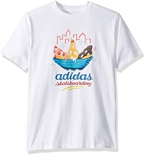 adidas Originals Men's Skate Toolkit Tee, White/Multi, Medium