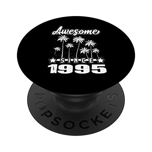 Impresionante Desde 1995 Cumpleaños 1995 Vintage 1995 Año PopSockets PopGrip Intercambiable