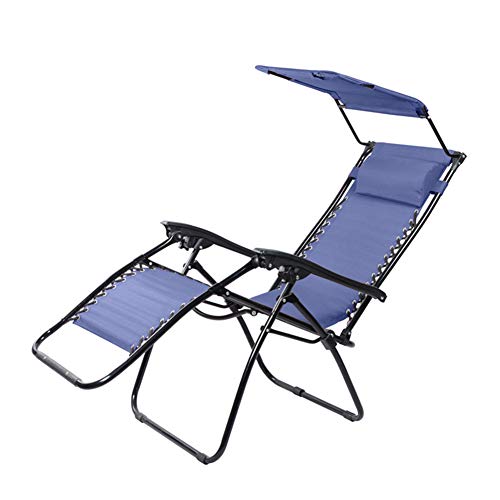 Chaise pliable pour jardin et camping réglable en tissu anti-transpirant confortable