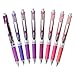 Pentel EnerGel RTX Retractable Liquid Gel Pen, Passion Expressions Pack, 0.7mm, Metal Tip, Medium Line, Assorted Ink, Pack of 8 Pens (BL77XPASBP8M)