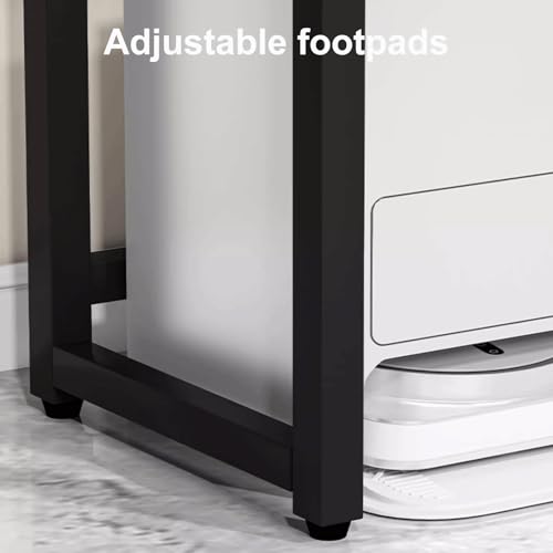 Colonne de support AV moderne en acier noir pour équipement audio - 6