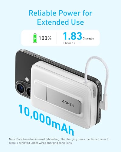 Anker Zolo Magnetic Power Bank, 10,000mAh Wireless Portable Charger - image 4