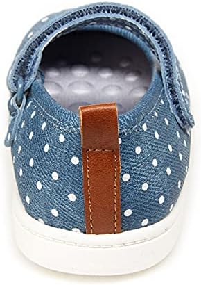 Carter's Every Step Girls Judith Mary Jane Flat, Blue, 4 Toddler | Image 2