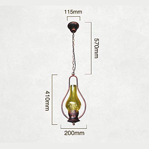 Lampe à kérosène en fer lustre classique pour intérieur et balcon