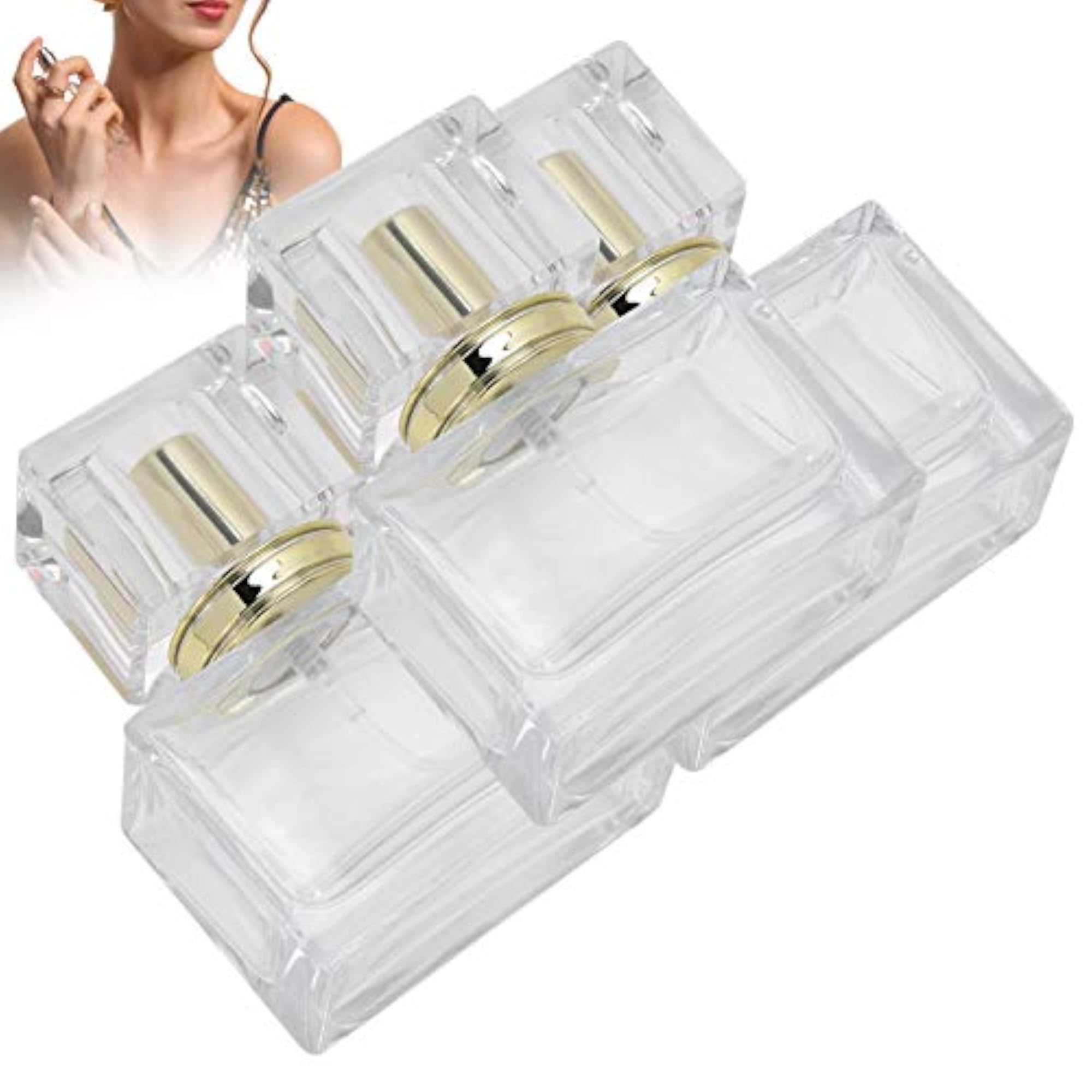 3pcs 30ml Refillable Perfume Bottles, Portable Atomizer