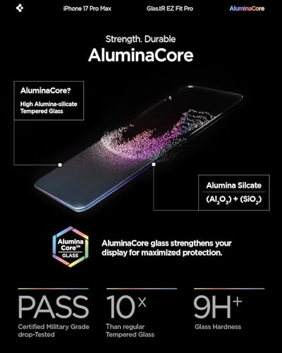 Image of Spigen EZ Fit Pro Tempered Glass Screen Protector Guard for iPhone 17 Pro Max / 16 Pro Max [2 Pack]