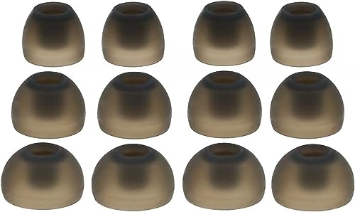 12 peças (TRS-B) 4S / 4M / 4L Adaptadores de ouvido de substituição Pontas auriculares compatíveis com AKG por Harman N20 N20U, N20 NC, N20 LT N40 K3003i K324P K321 K330 K340 K350 K374 K375 K390 K391 NC, Fones de ouvido Q350