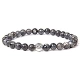 【HOCHWERTIGES MATERIAL】 Das Damenarmband besteht aus elastischen Seilen, die mit natürlichen Edelsteinen / natürlichen Kristallperlen aufgereiht sind. Spirituelle Natursteine ​​​​haben spezifische Farben und Energien, die helfen, die Reinigung auszugleichen und Harmonie, Frieden und Freude in Ihr Leben zu bringen.