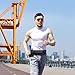 yeeplant Running Hydration Belt, Sports Fanny Pack with Water Bottle Holder, Adjustable Strap, Breathable Padding, Ideal for and Jogging