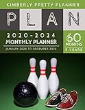  5 year monthly planner 2020-2024: monthly planner 5 year  60 Months Calendar, 5 Year Appointment Calendar, Business Planners, Agenda Schedule Organizer Logbook and Journal  bowling lane design