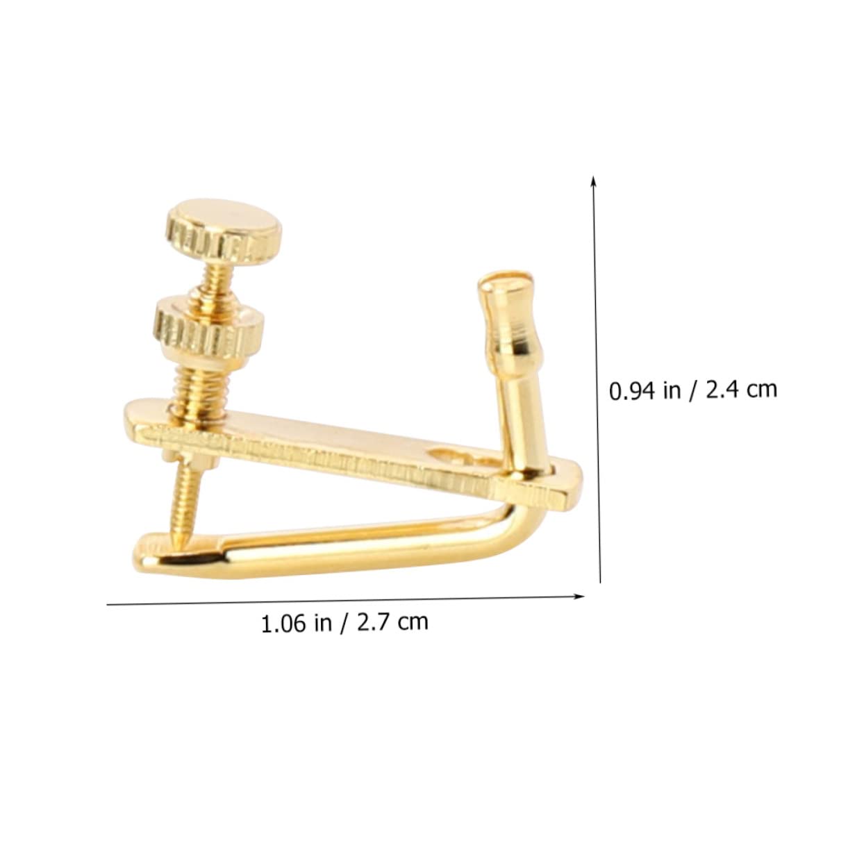 BESTonZON 20 Pz Rifinitore per violino accordatori di violino per 4/4 strumento di accordatura del accessori Accessori per strumenti musicali parti di lega
