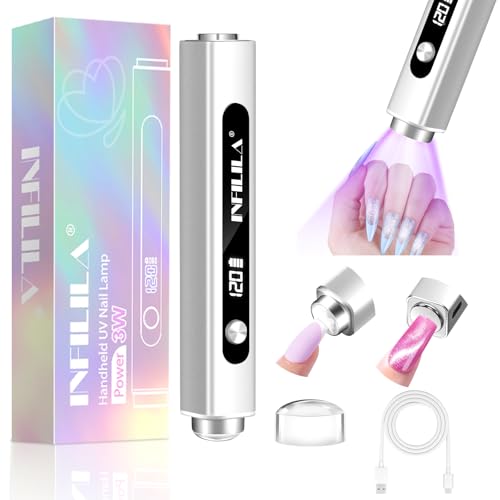 NXJ INFILILA Multi-Functional Handheld UV Light for Gel Nails with