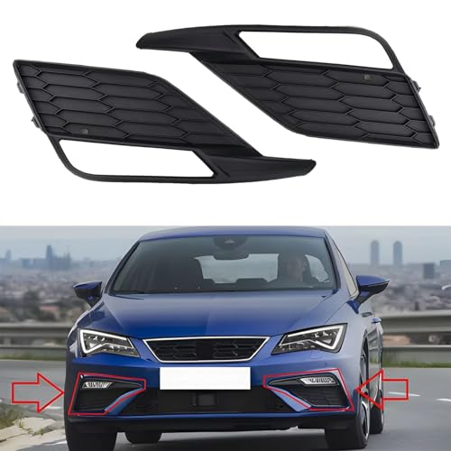 Grilles antibrouillard pour Seat Leon 5F 2017-2020 cache cassé fixé