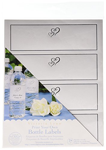 Darice VL048 Printable Sticky Label, 2-3/4 by 8-1/2-Inch, 24-Pack