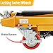 APOLLO Hydraulic Lift Table Elevating Cart Double Scissor Table Cart 43