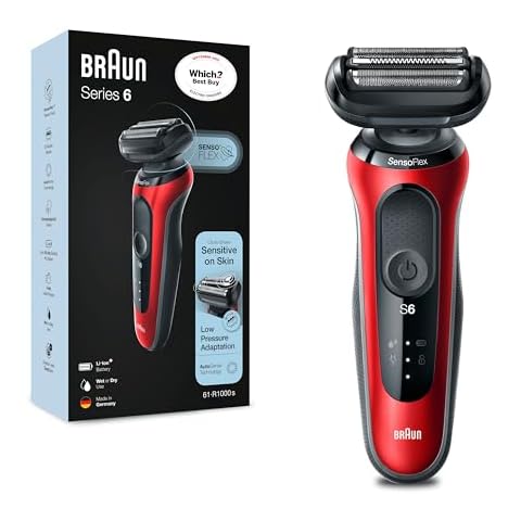 Braun Series 6 Electric Shaver with Travel Case Cover