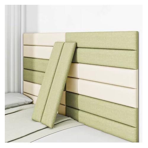 Paneles de pared acolchados tapizados en gris oscuro para cabecero elegante 1