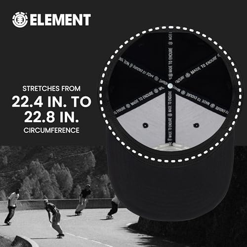 Image of Element Unisex Adult Element Baseball Hat, Adult Flex Fit Active Sport Cap with Curved Brim