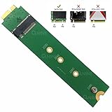QNINE M.2 NGFF SSD to A1369 A1370 Adapter for 2010 2011 MacBook Air HDD Replacement, Converter Card Support 2230 2242 2260 2280 Solid State Drive