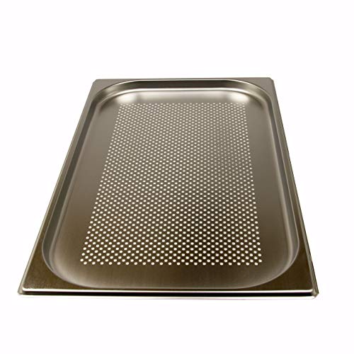 Gastronorm GN 1/1 - Recipiente para gastronorm (acero inoxidable, 2,5 L, 20 mm de profundidad) Cover