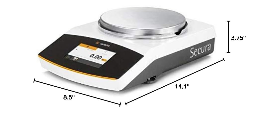 Sartorius Corporation Secura3102-1S Balance, Topload, Secura3102, Isocal, 3100 g by 0.01 g