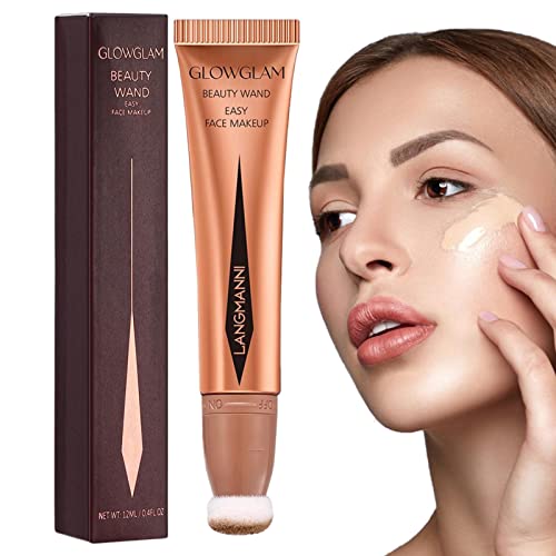 Contouring Beauty Stick, Correttore Liquido Per Contorno Del Viso Con Applicatore A Cuscino, Stick Per Trucco Illuminante Per Contorno Del Viso In Crema Leggera Super Setosa