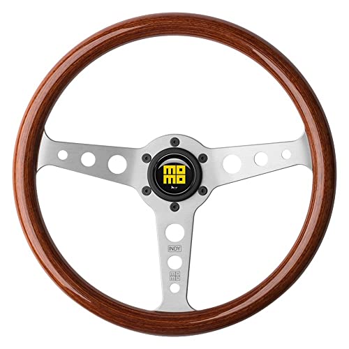 MOMO IND35MA0P Heritage Indy Steering Wheel Diameter: 350mm Grip: Mahogany Wood