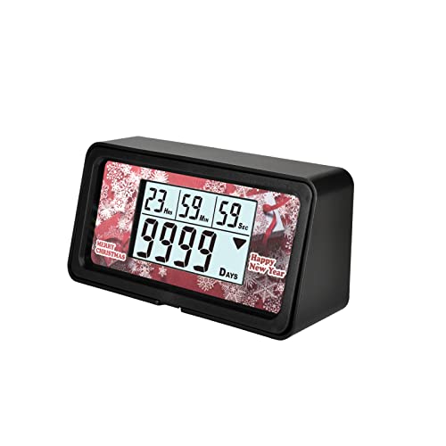 NInE-ROnG Backlight Digital 9999 Days Countdown Clock Timer with Big ...