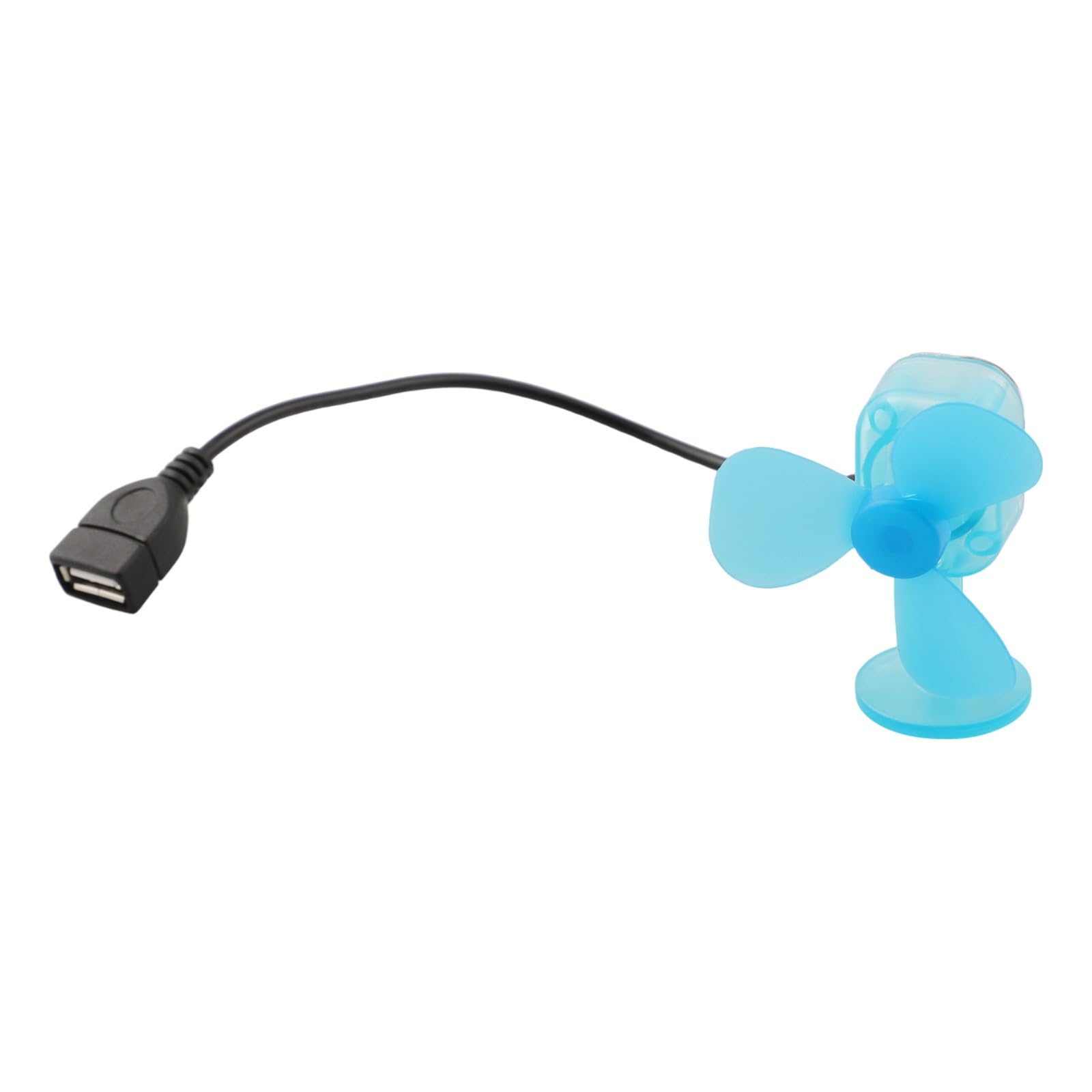 Mini éolienne portable, chargeur USB efficace pour voyage, camping, compact 14 x 12 x 6 cm, bleu