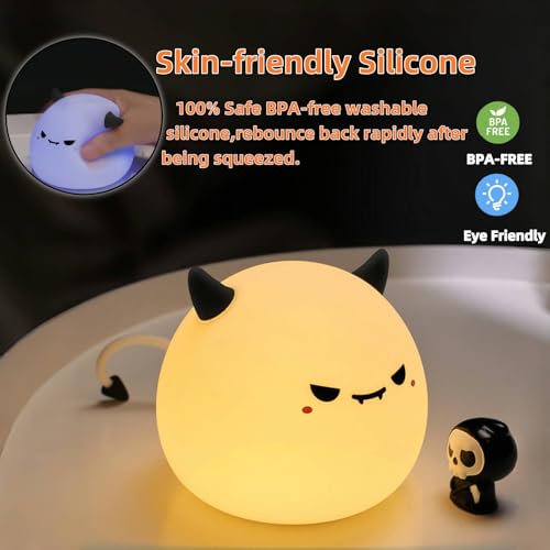 Veilleuse mignonne en silicone rechargeable : cadeau idéal bébé