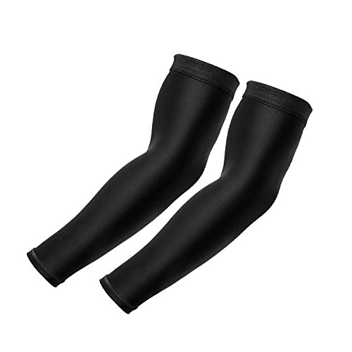 IKuaFly Manguitos Ciclismo, Manga de Compresión Manguitos del Brazo Antideslizante, Elasticidad, Protección UV Unisex para Ciclismo, Baloncesto, Conducción, Tenis etc